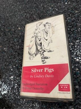 The Silver Pigs by Lindsey Davis Unabriged Audiobook Cassette